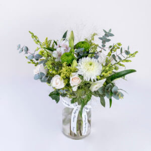 Emerald Garden Glass Vase