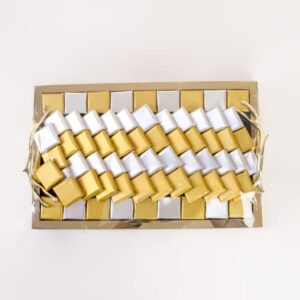Golden Elegance Chocolate Tray