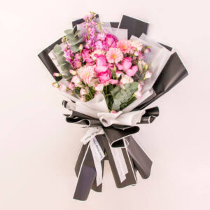 Midnight Orchid & Rose Hand-Bouquet-1